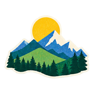 山间日出